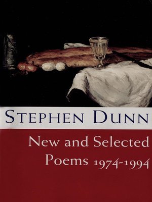cover image of New and Selected Poems 1974-1994